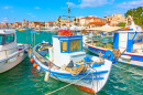 Port de la ville d'Aegina, Grèce