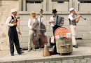 Quatuor de rue à Prague, République Tchèque