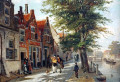 Une vue de Brouwersgracht, Haarlem