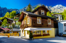 Village de Leukerbad, Alpes Suisses