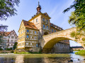 Pont du vieil hôtel de ville, Bamberg, Allemagne