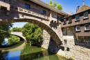 Rivière de Pegnitz à Nuremberg, Allemagne