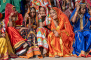 Jeunes filles à Pushkar, Rajasthan, Inde