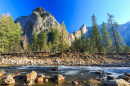Chutes de Bridal Veil, Parc National de Yosemite