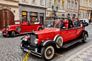 Old Cars in Prague, Czech Republic
