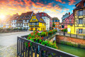 Canal à Colmar, France