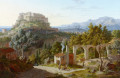 Paysage avec le château de Massa di Carrara