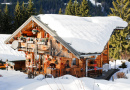 Châlet de skieur, Village Les Gets, France