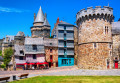 Vieille ville médiévale de Vitre, Bretagne, France