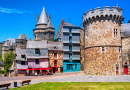 Vieille ville médiévale de Vitre, Bretagne, France