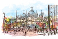 Aquarelle des Palais de Venise