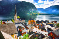 Village d'Hallstatt, Alpes Autrichiennes