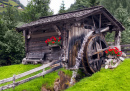Vieux moulin en bois en Autriche