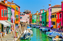 Île de Burano, Venise, Italie