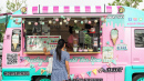 Camion de crème glacée à Bangkok, Thaïlande