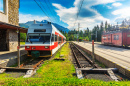 Train à grande vitesse Strbske Pleso en Slovaquie