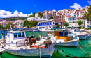 Vieux port de Skopelos, Grèce