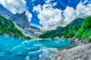 Lac Sorapiss, Dolomites, Italie
