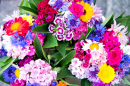 Bouquet de fleurs lumineuses