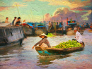 Vendeurs de fruits vietnamiens