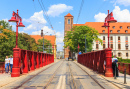 Pont historique de Piaskowy, Wroclaw, Pologne