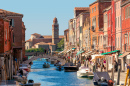 Canal à Murano, Italie