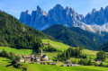 Village de Santa Maddalena, Alpes italiennes