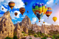 Montgolfières au-dessus de la Cappadoce, Turquie