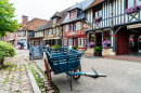 Village of Beuvron-en-Auge, Normandy, France