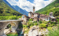 Village de Lavertezzo, Alpes Suisses