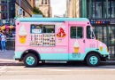 Camion de crème glacée à New York City