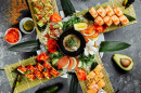 Ensemble Sushi et Sashimi