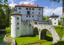 Château Sneznik et pont, Slovénie