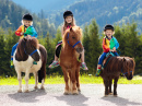 Kids Riding in the Alps