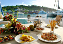 Dining at the Antigua Yacht Club