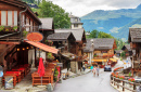 Alpine Village Grimentz, Switzerland