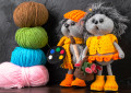Crochet jouet hérissons