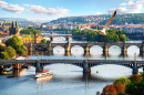 Bridges in Prague, Czech Republic
