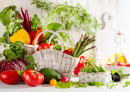 Vegetables In Baskets