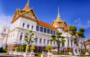 Bangkok, Thailand - July 25: the Grand Palace In Bangkok, Thailand On July 25, 2015.traditional Thai Architecture,  Pavilions Se
