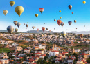 Balloons Flying over Goreme, Turkey