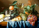 Still Life with Grapes and Antique Vase