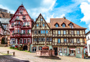 Market Square in Miltenberg am Main, Germany