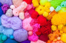 Colored Balls of Yarn