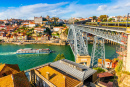 Ville de Porto et pont Dom Luis I, Portugal