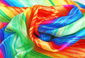Foulard de couleur arc-en-ciel