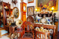 Boutique d’antiquités à Séville, Espagne