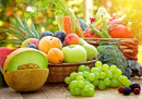 Paniers de fruits et légumes