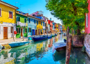 Burano Island, Venise, Italie
