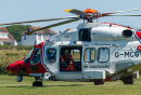 Hélicoptère de sauvetage des garde-côtes de Sa Majesté au Pays de Galles
